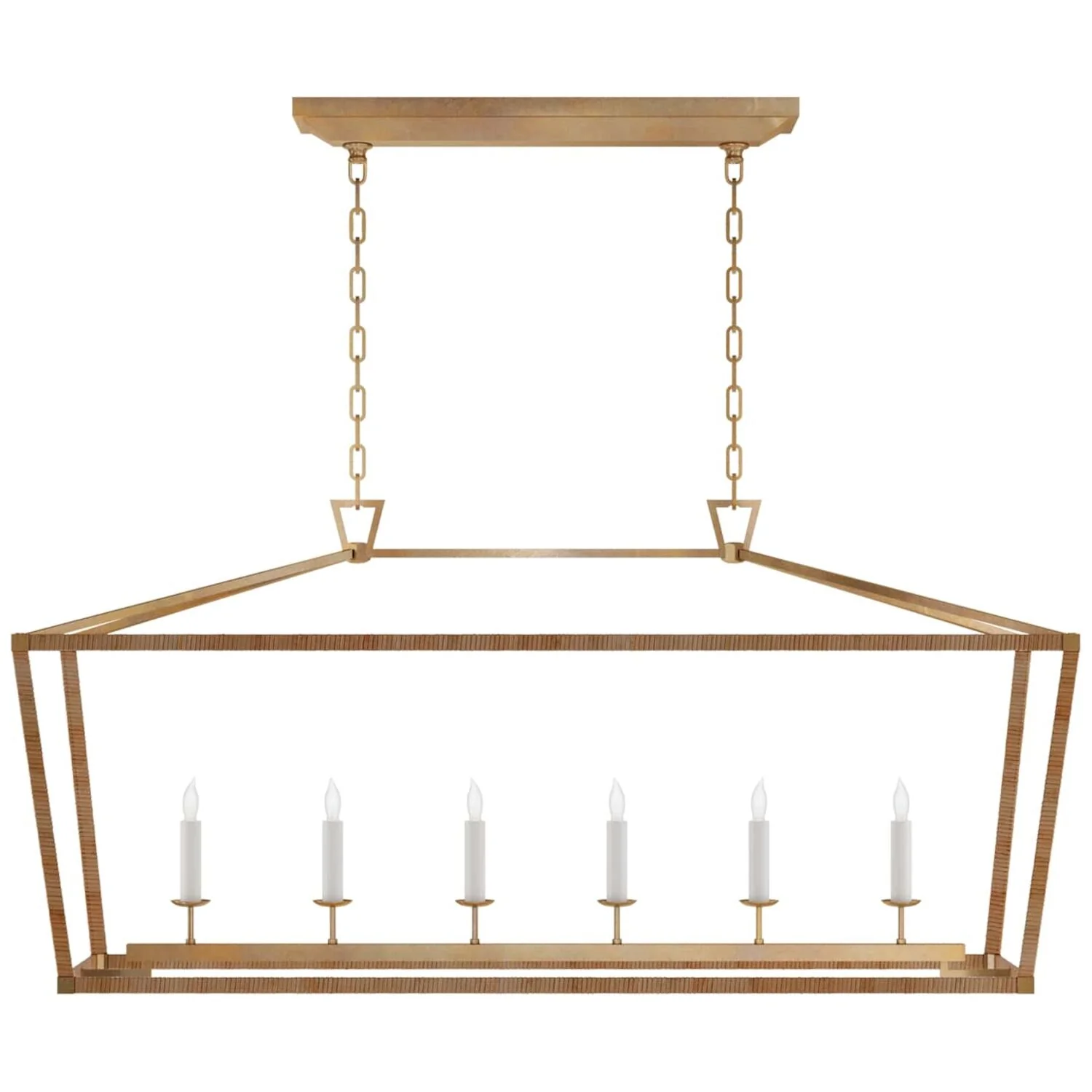 DARLANA 54-INCH LARGE 6 LIGHT LINEAR LANTERN - Image 2