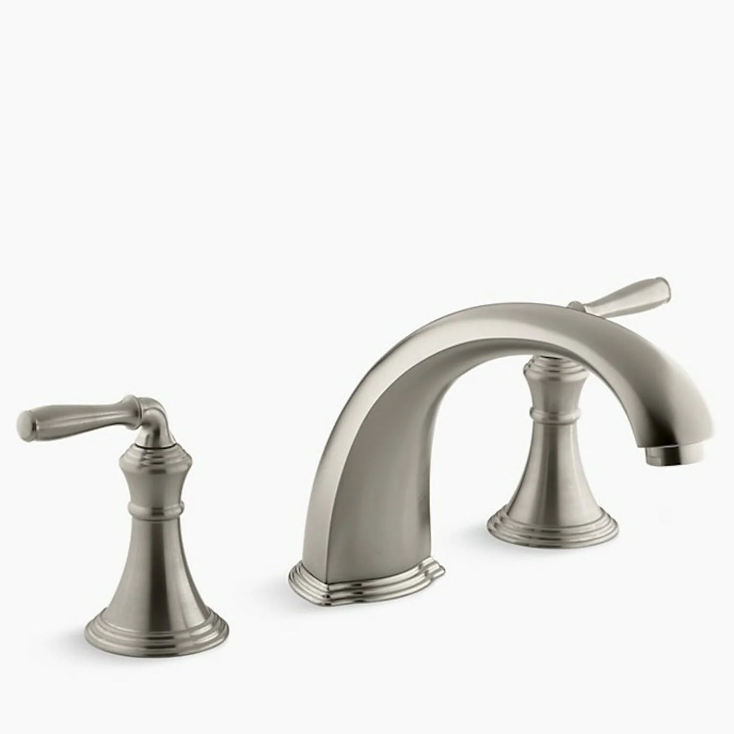 DEVONSHIRE® DECK-/RIM-MOUNT BATH FAUCET TRIM FOR HIGH-FLOW VALVE WITH 9-INCH NON-DIVERTER SPOUT AND LEVER HANDLES - Image 2