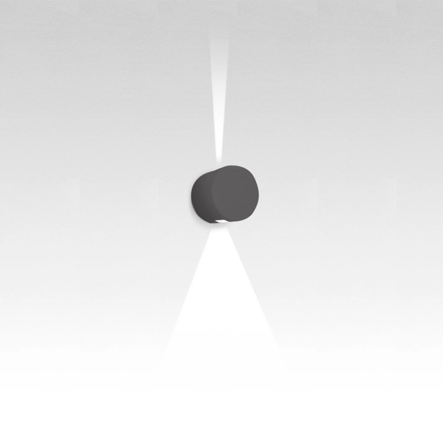 EFFETTO 16-INCH ROUND DIRECT/INDIRECT 1-LARGE BEAM + 1-NARROW BEAM WALL LIGHT