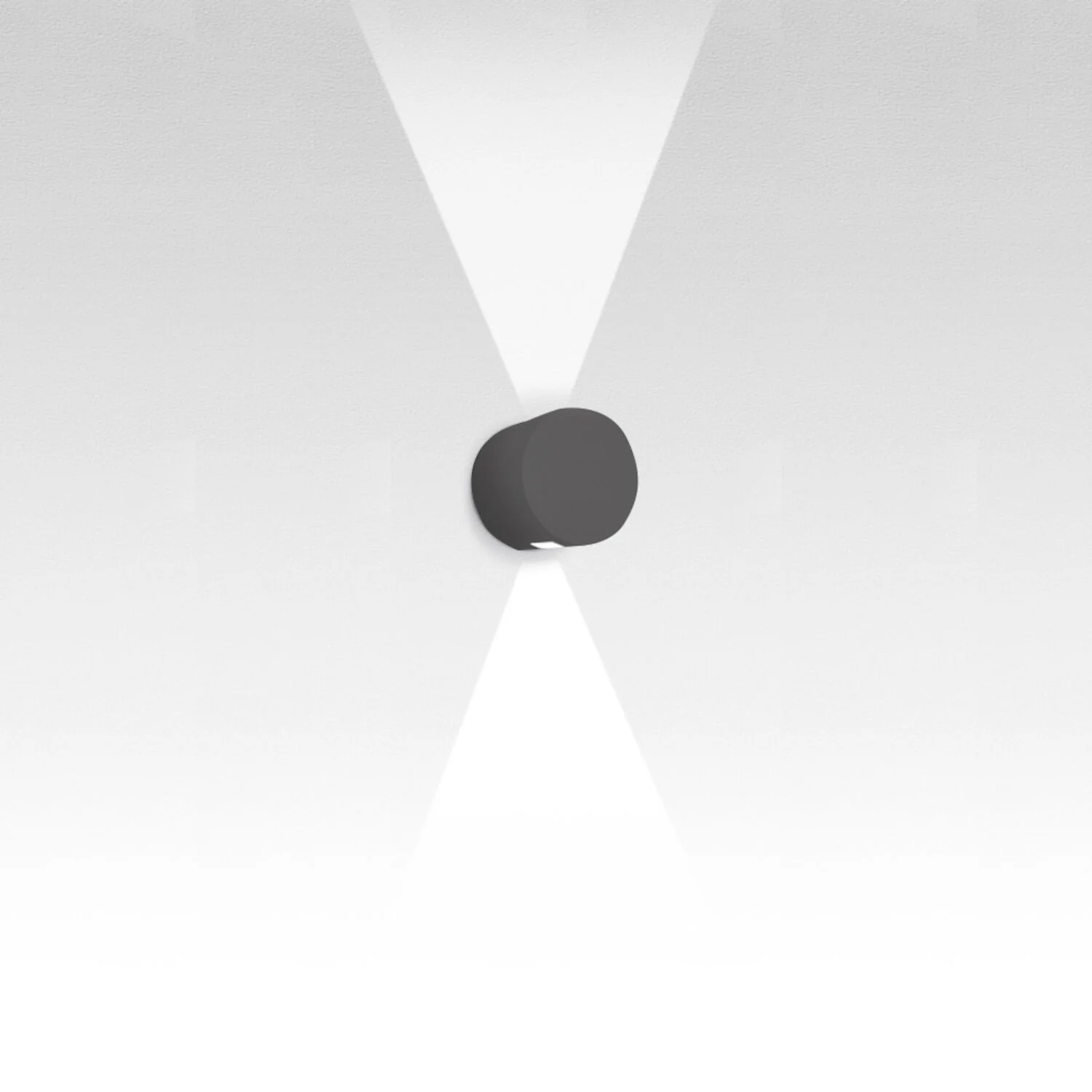 EFFETTO 16-INCH ROUND DIRECT/INDIRECT 2-LARGE BEAMS WALL LIGHT - Image 2