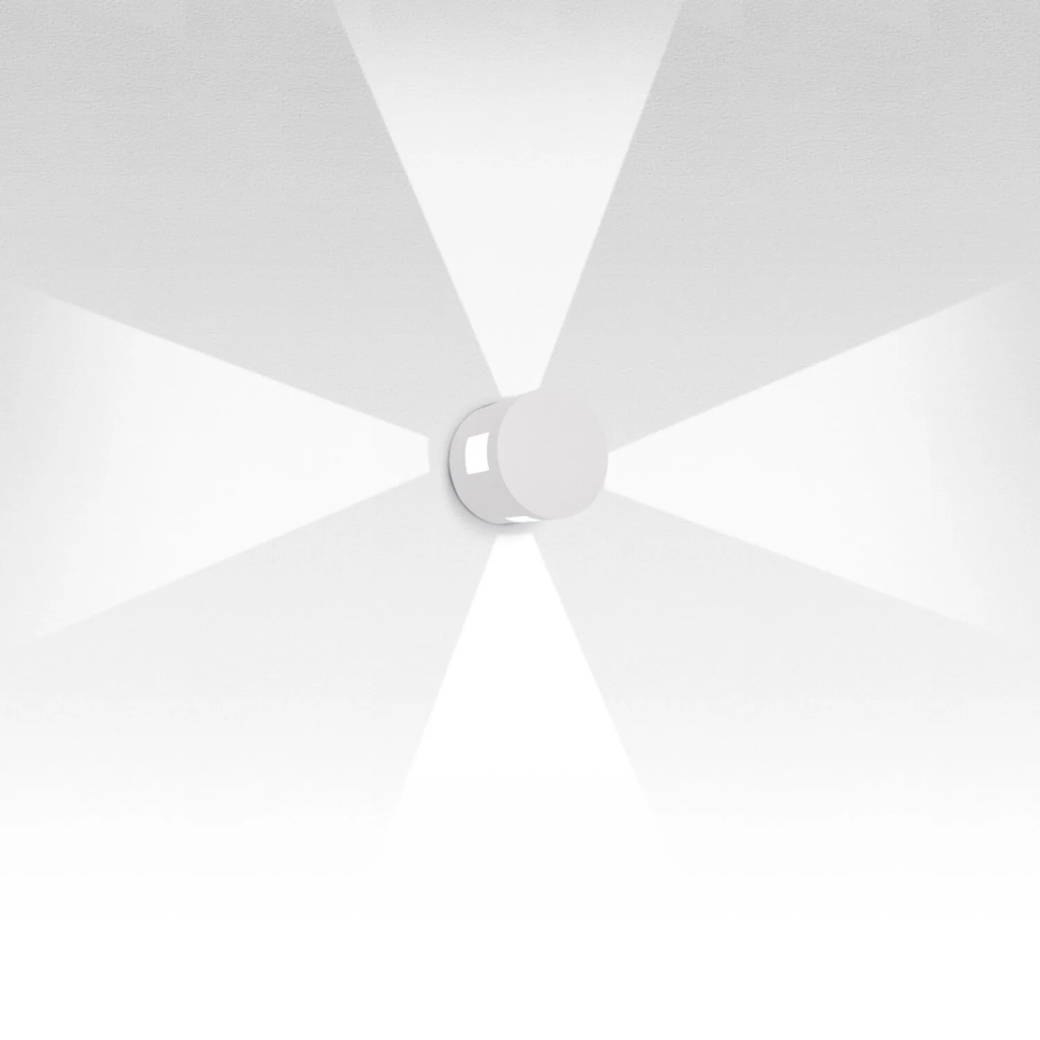 EFFETTO 16-INCH ROUND DIRECT/INDIRECT 4-LARGE BEAMS WALL LIGHT