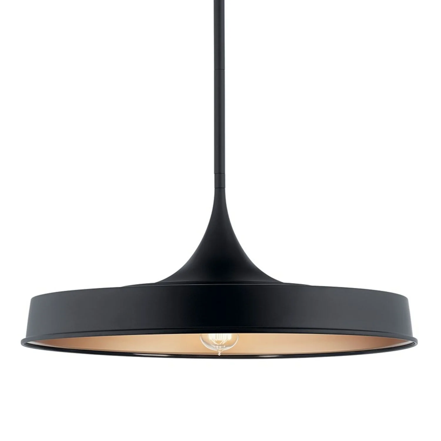 ELIAS CONVERTIBLE LED SEMI FLUSH/ PENDANT LIGHT (SHALLOW SHADE) - Image 3