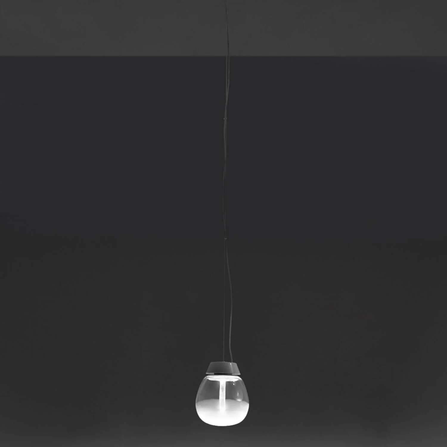 EMPATIA 6.31-INCH 3000K LED 2-WIRE DIMMING PENDANT LIGHT WITH EXTENDED LENGTH, 18151-EXT