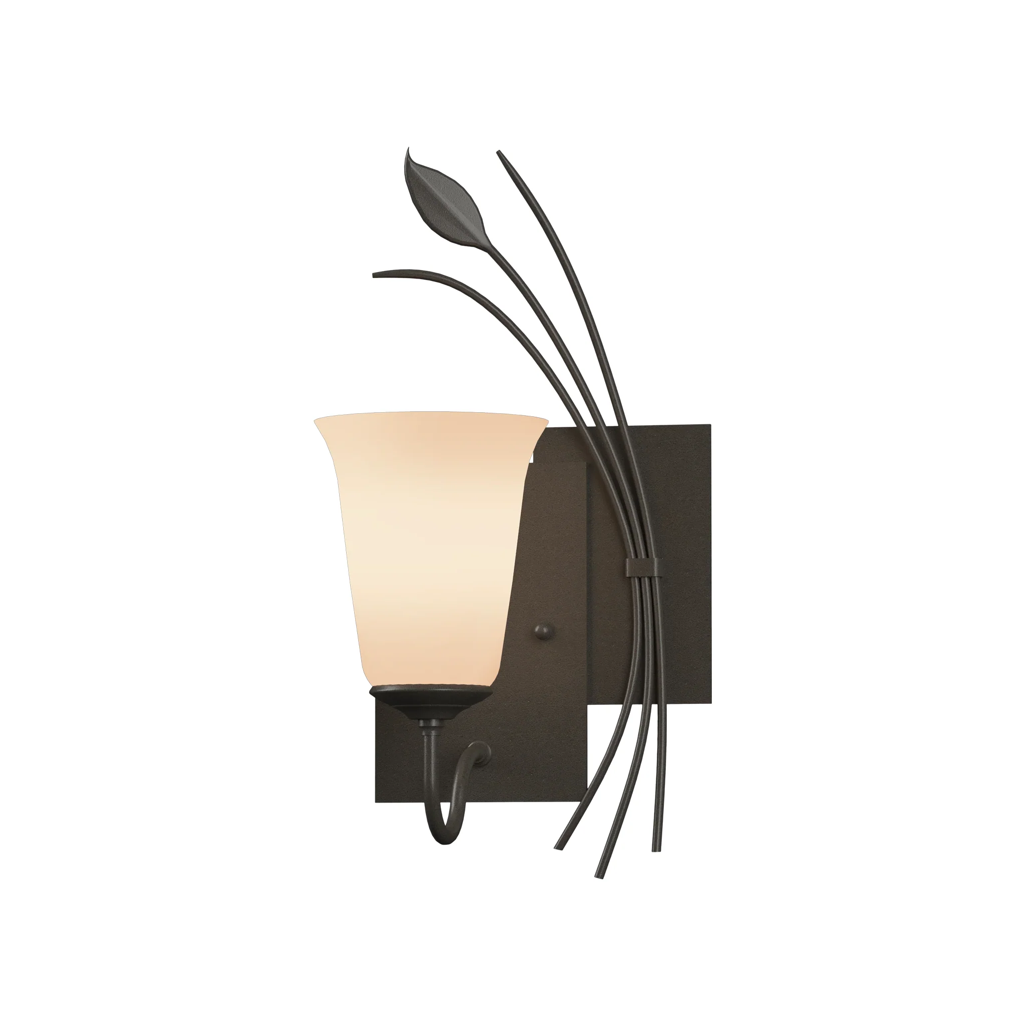 FORGED LEAF RIGHT SCONCE