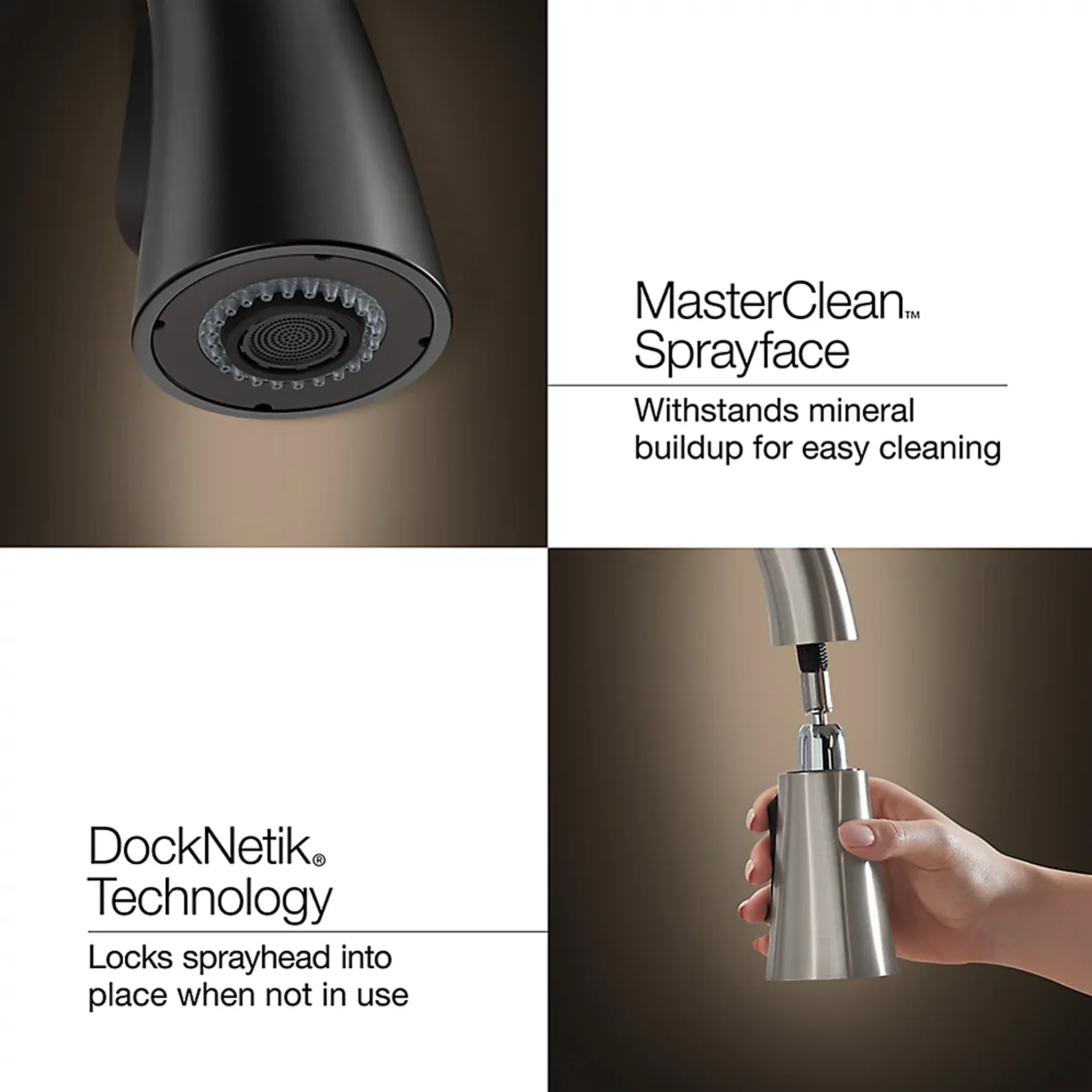 GRAZE® PULL-DOWN KITCHEN SINK FAUCET WITH THREE-FUNCTION SPRAYHEAD - Image 8