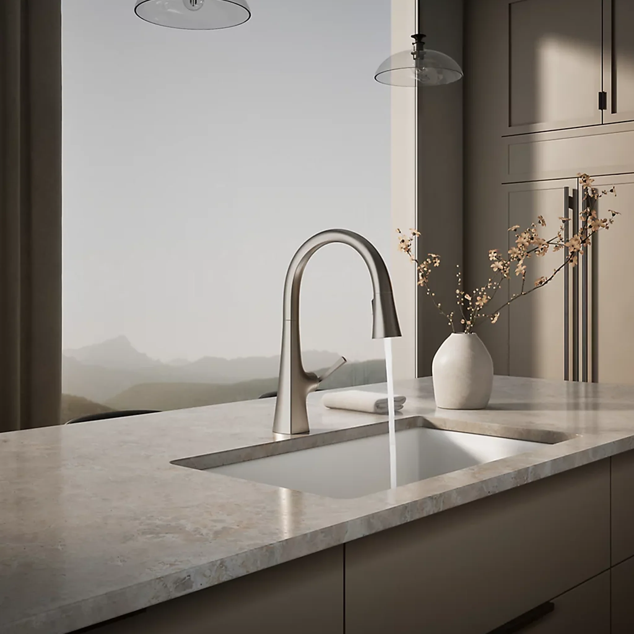 GRAZE® TOUCHLESS 3-FUNCTION PULL-DOWN KITCHEN SINK FAUCET - Image 9