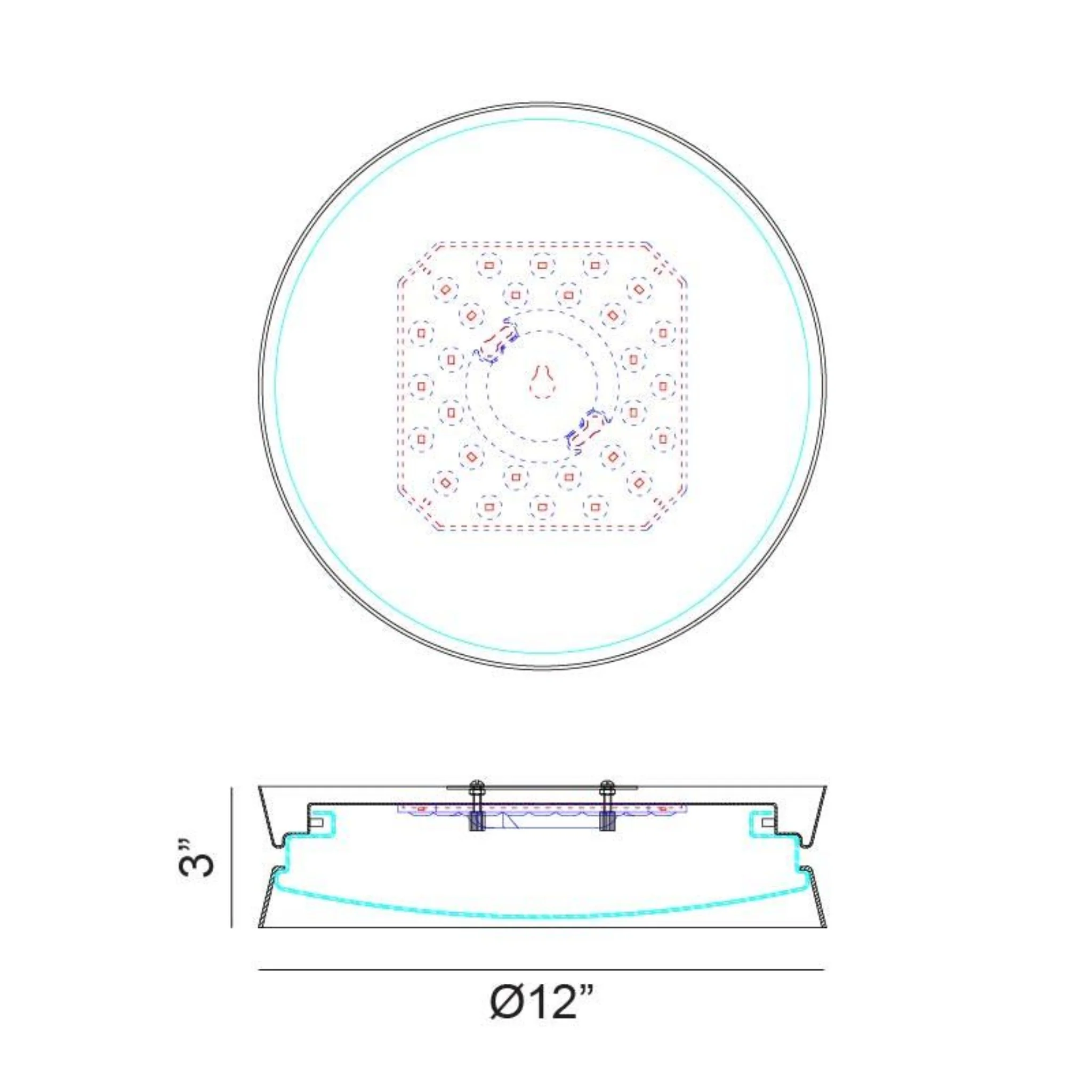 GREYSON 1-LIGHT LED FLUSH MOUNT (MULTIPLE SIZES) - Image 6