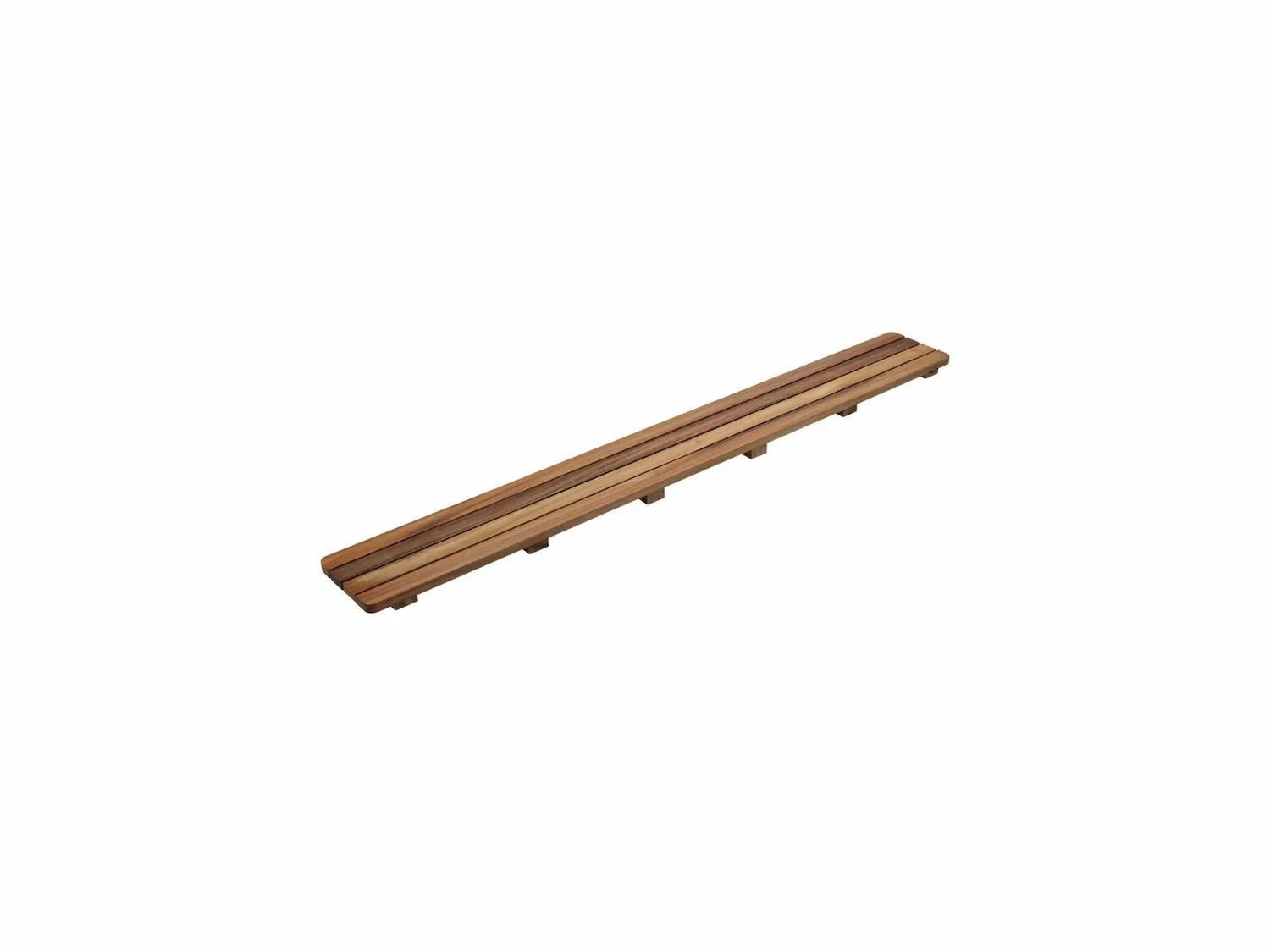 GROOVE® TEAK DRAIN COVER 48-INCH RECEPTOR