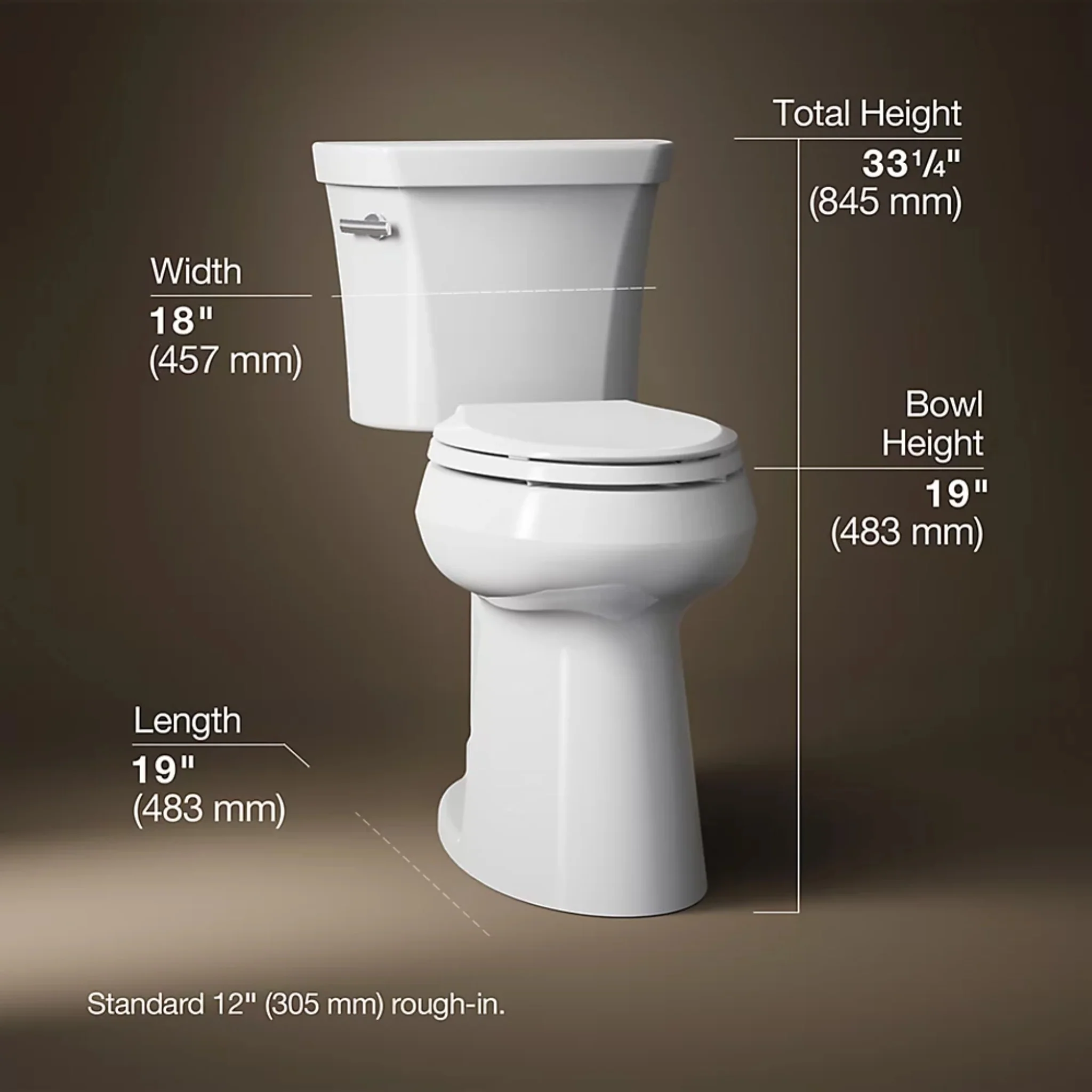 HIGHLINE TALL TWO-PIECE ELONGATED TOILET - Image 11