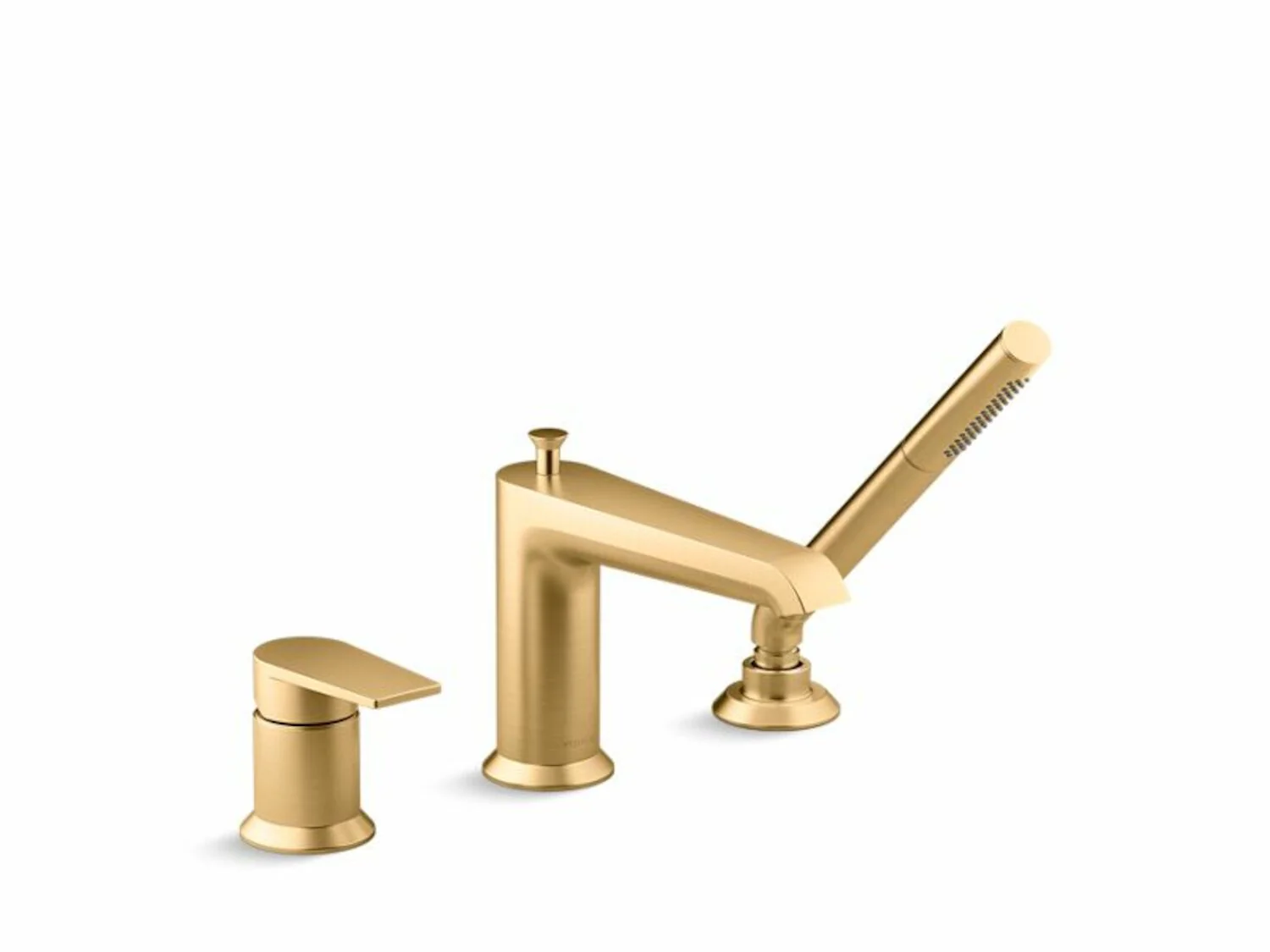 HINT SINGLE-HANDLE DECK-MOUNT BATH FAUCET WITH HANDSHOWER - Image 4