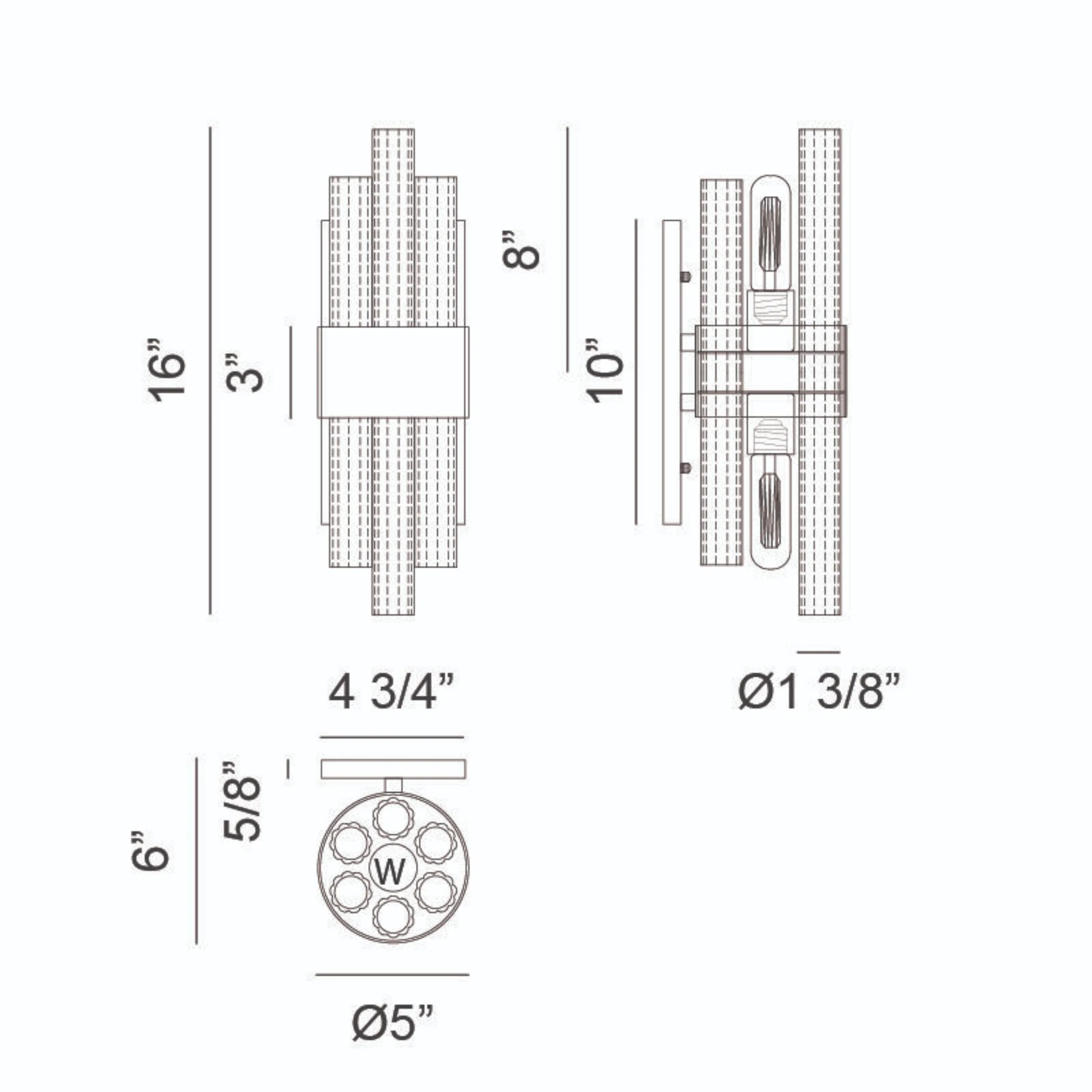 KELLAN 2-LIGHT WALL/VANITY SCONCE (MULTIPLE SIZES) - Image 5