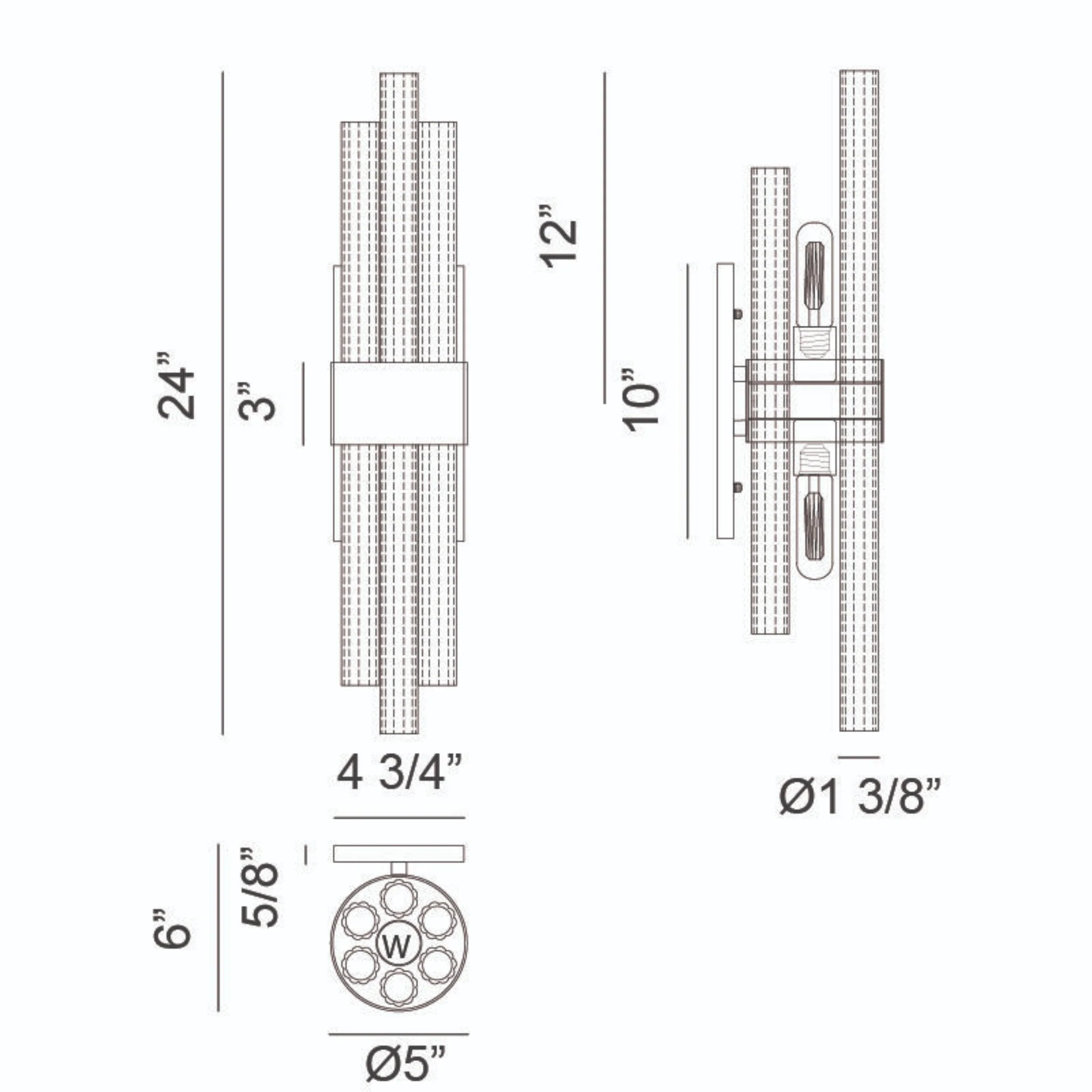 KELLAN 2-LIGHT WALL/VANITY SCONCE (MULTIPLE SIZES) - Image 6