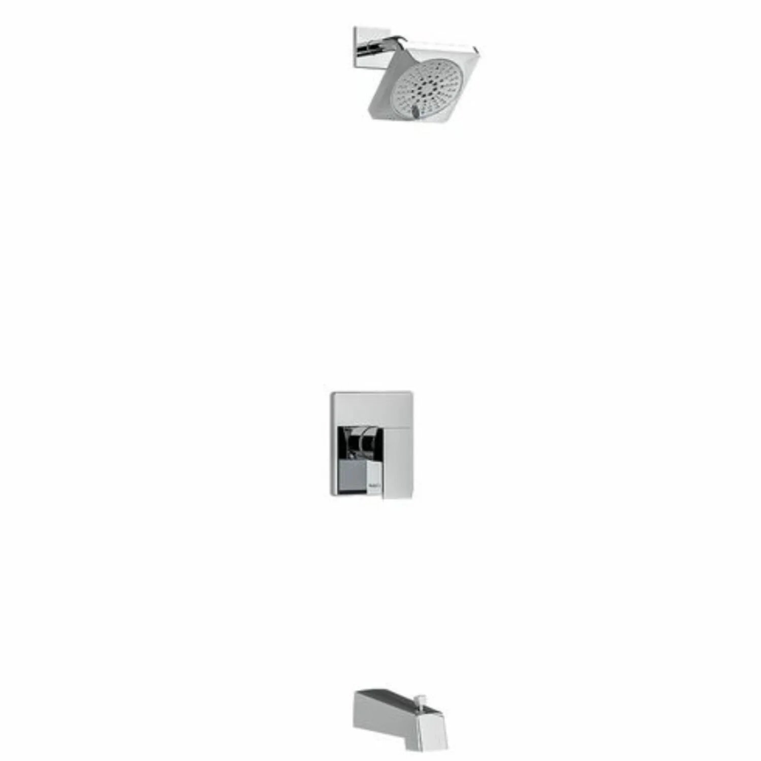 KUBIK PRESSURE BALANCE TUB AND SHOWER KIT