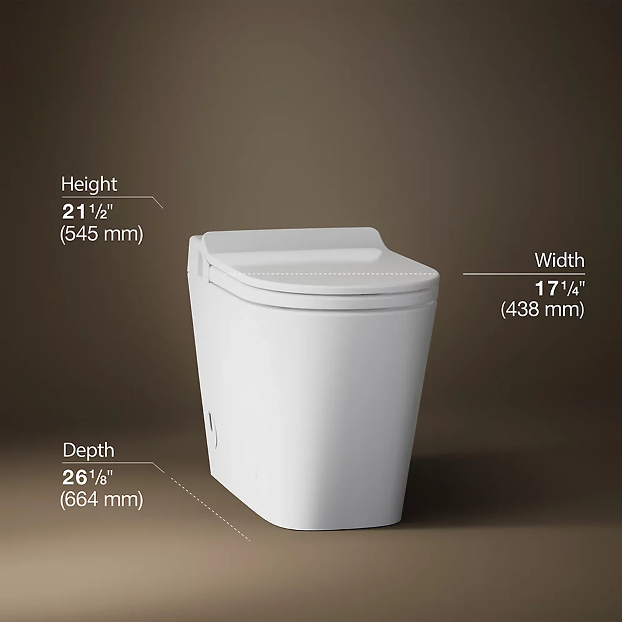 LEAP™ ONE-PIECE ELONGATED SMART TOILET, DUAL-FLUSH - Image 3