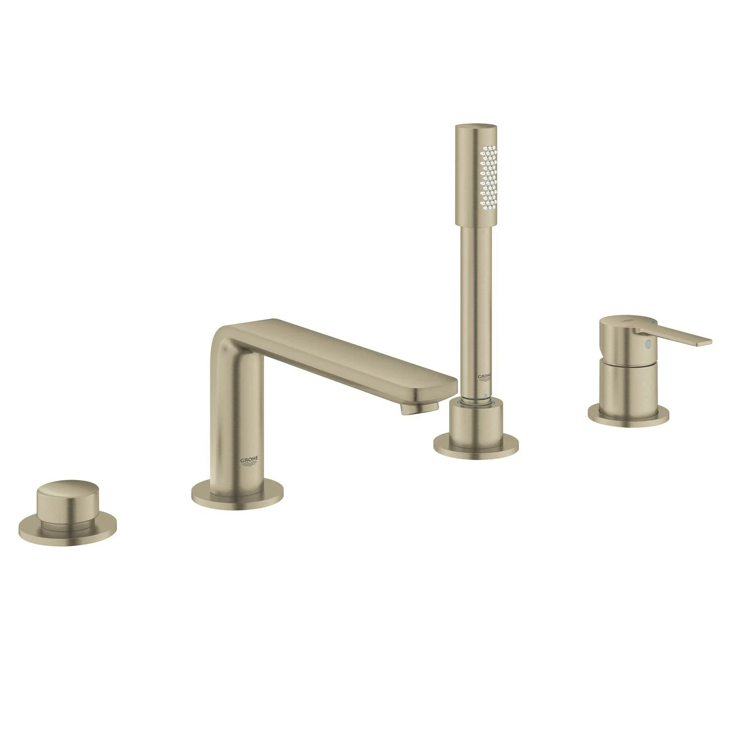 LINEARE 4-HOLE BATHTUB FAUCET WITH HANDSHOWER - Image 2