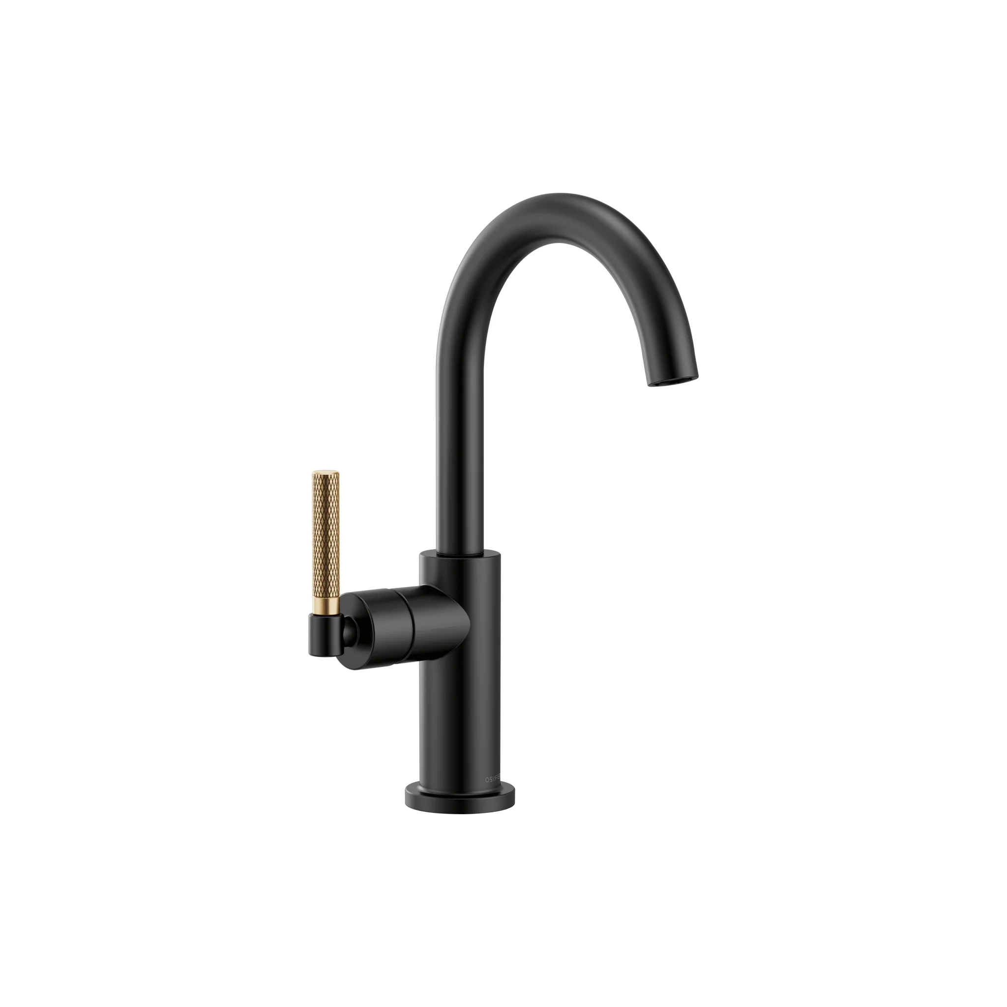 LITZE® BAR FAUCET WITH ARC SPOUT AND KNURLED HANDLE