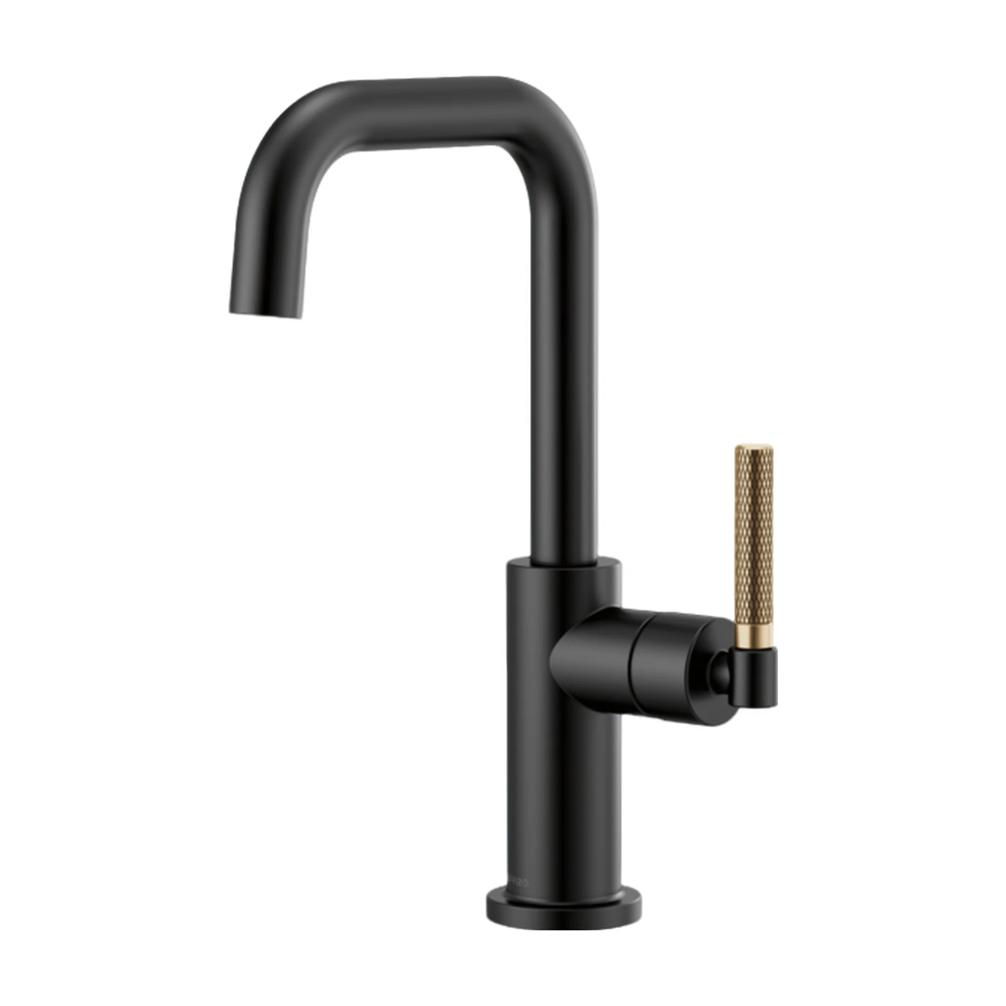 LITZE® BAR FAUCET WITH SQUARE SPOUT AND KNURLED HANDLE
