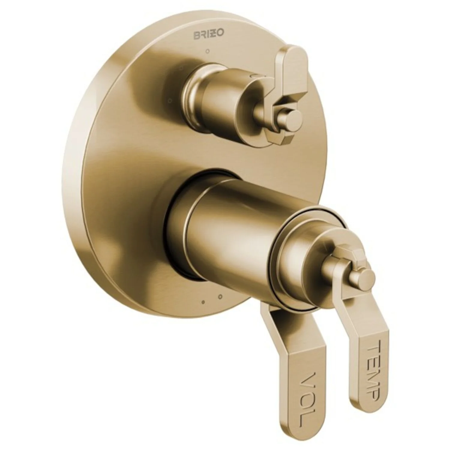 LITZE® TEMPASSURE® THERMOSTATIC VALVE WITH 3-FUNCTION DIVERTER TRIM - LESS HANDLES