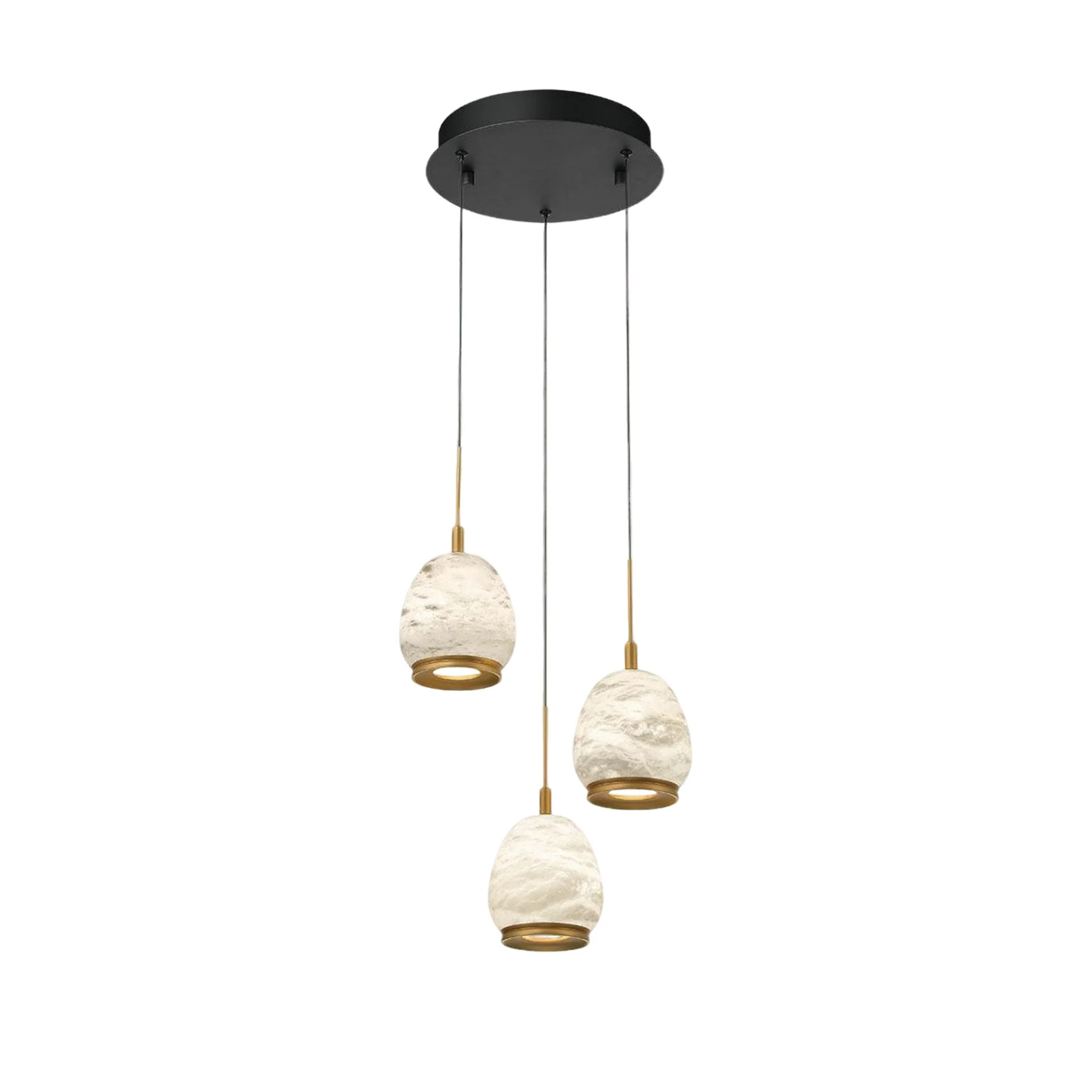 LUCIDATA 3-LIGHT LED PENDANT