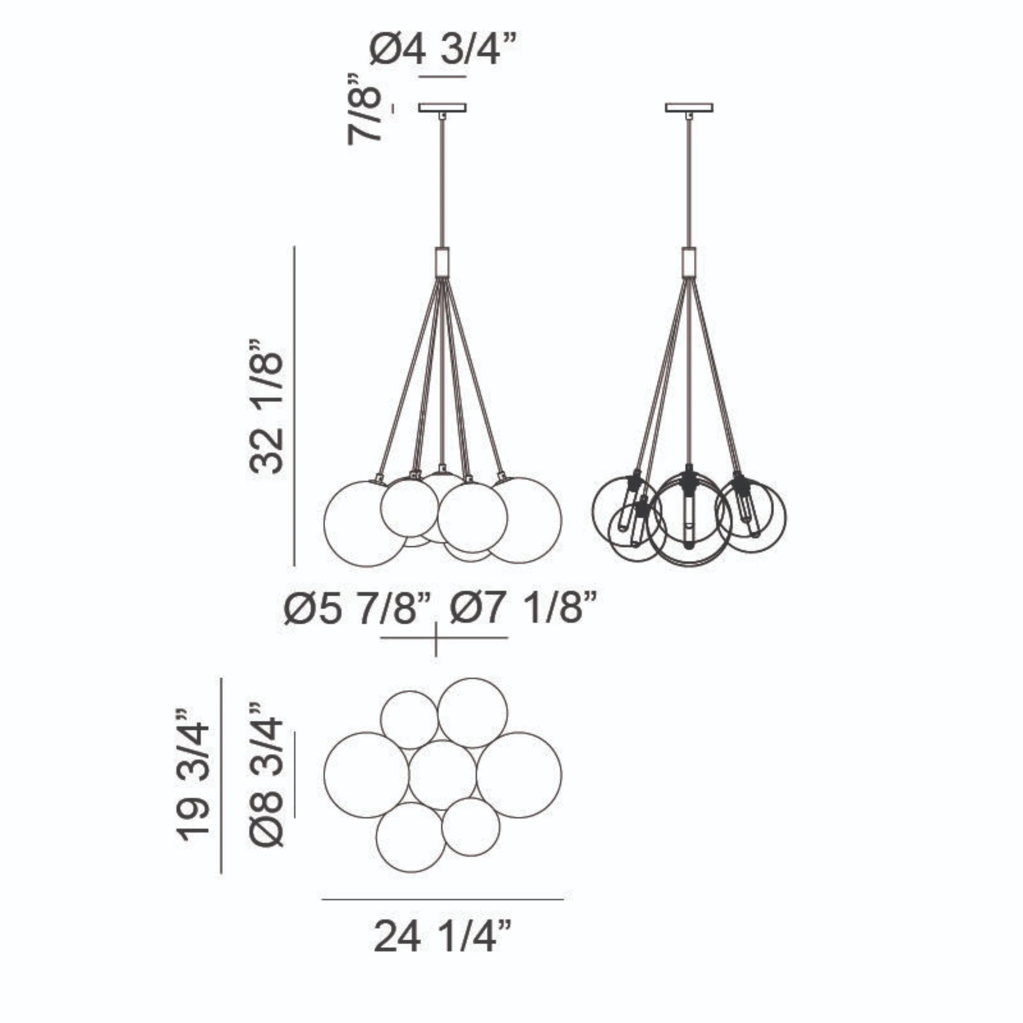 MAGMA LED CHANDELIER (MULTIPLE SIZES) - Image 7