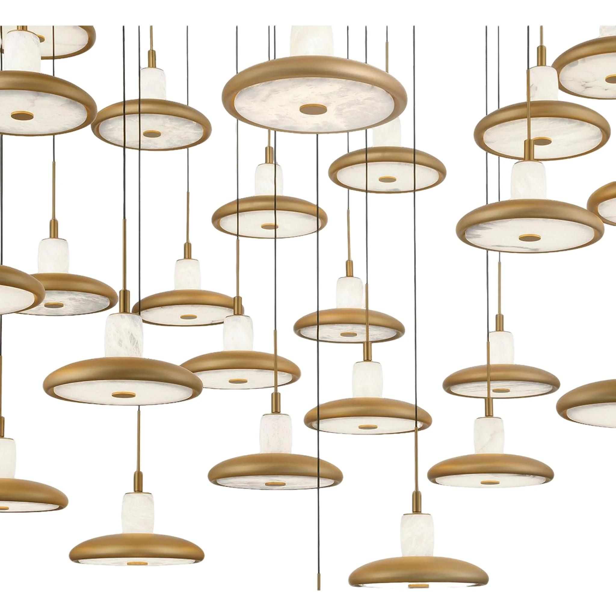 MANTOVA ROUND LED CHANDELIER (MULTIPLE SIZES) - Image 10