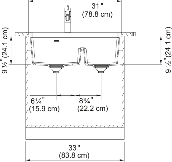 MARIS LOW DIVIDE DOUBLE BOWL UNDERMOUNT SINK - Image 10