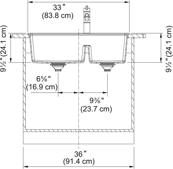 MARIS LOW DIVIDE TOPMOUNT SINK - Image 10