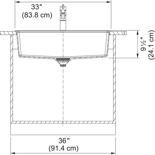 MARIS SINGLE BOWL TOPMOUNT SINK - Image 10