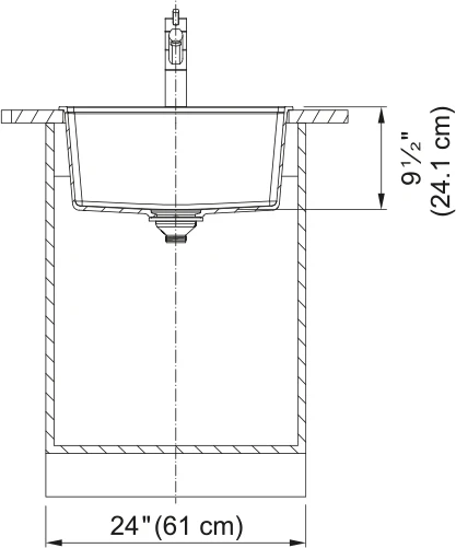 MARIS SINGLE BOWL TOPMOUNT SINK - Image 10