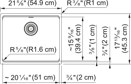 MARIS SINGLE BOWL UNDERMOUNT SINK - Image 9