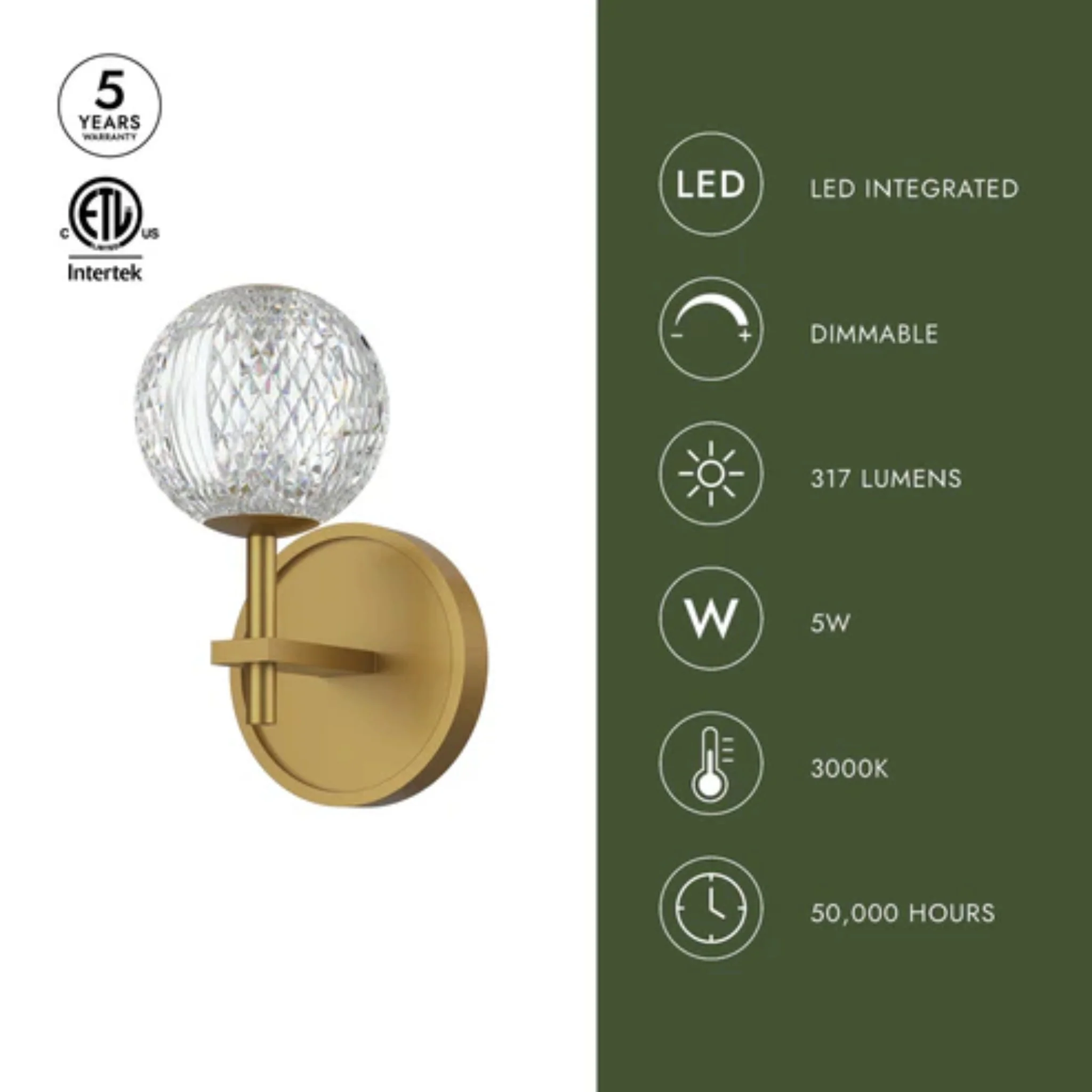 MARNI 1-LIGHT VANITY LIGHT - Image 5