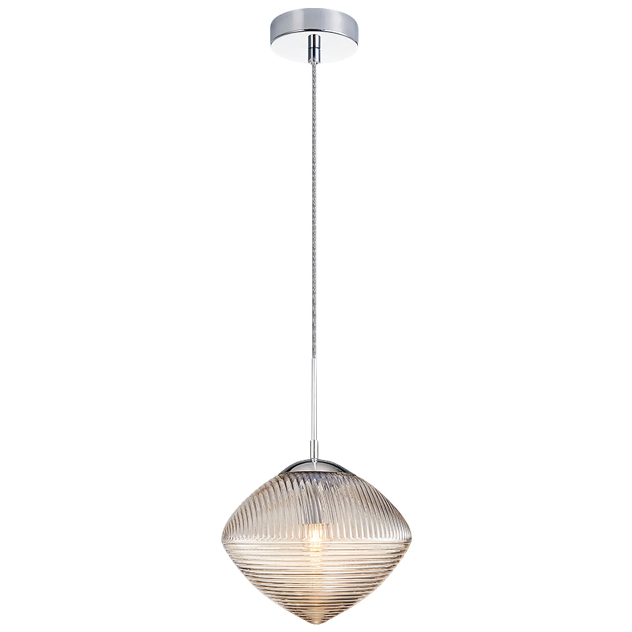 MARUNA 1-LIGHT OBLATE PENDANT