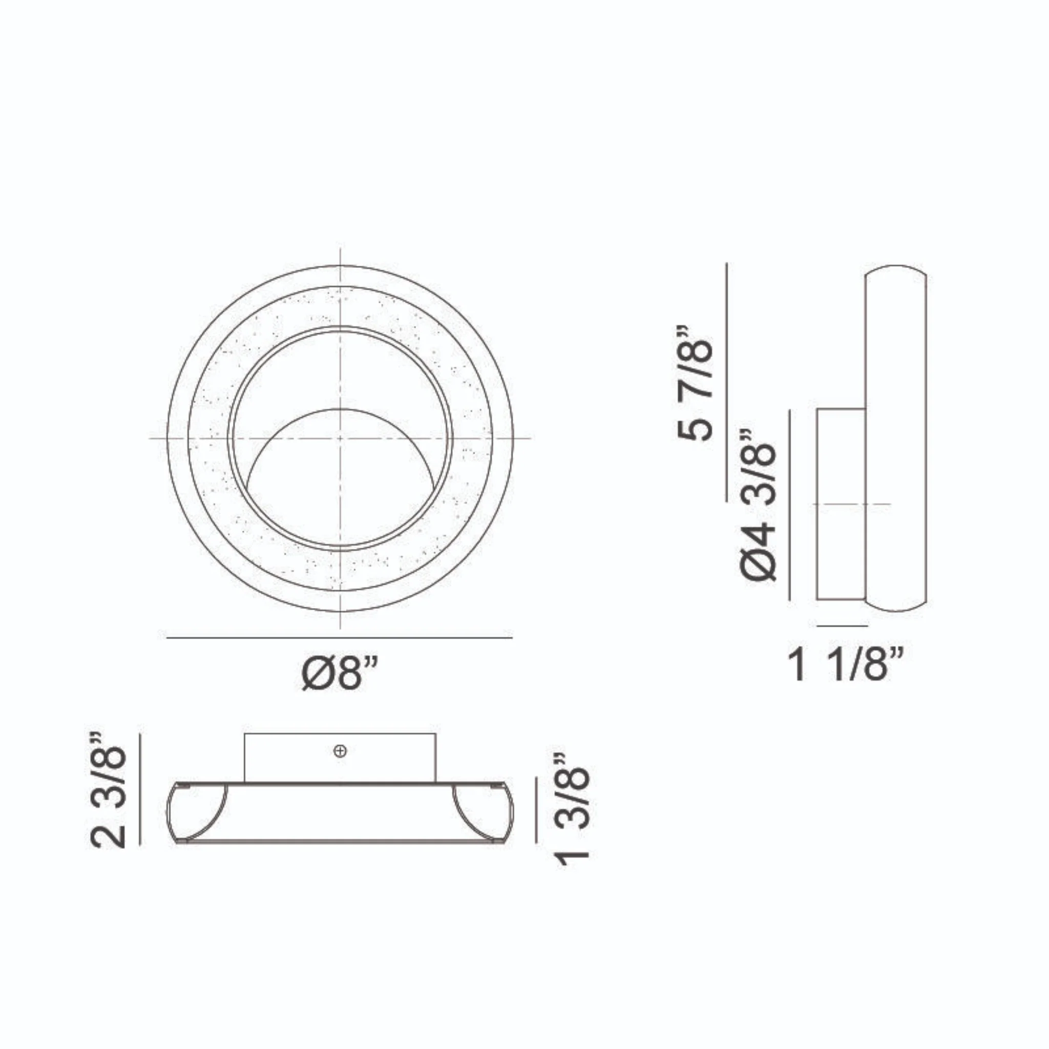 MAVERICK 1-LIGHT LED WALL SCONCE (MULTIPLE SIZES) - Image 6
