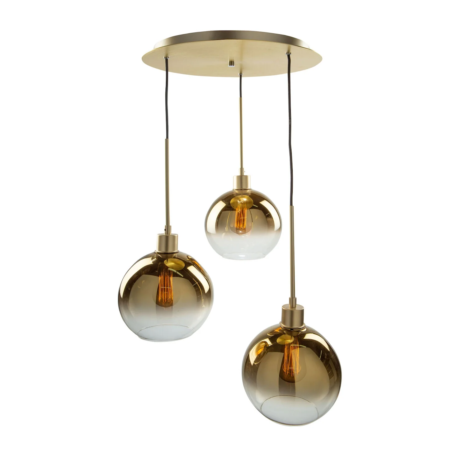MORNING MIST THREE LIGHT CHANDELIER
