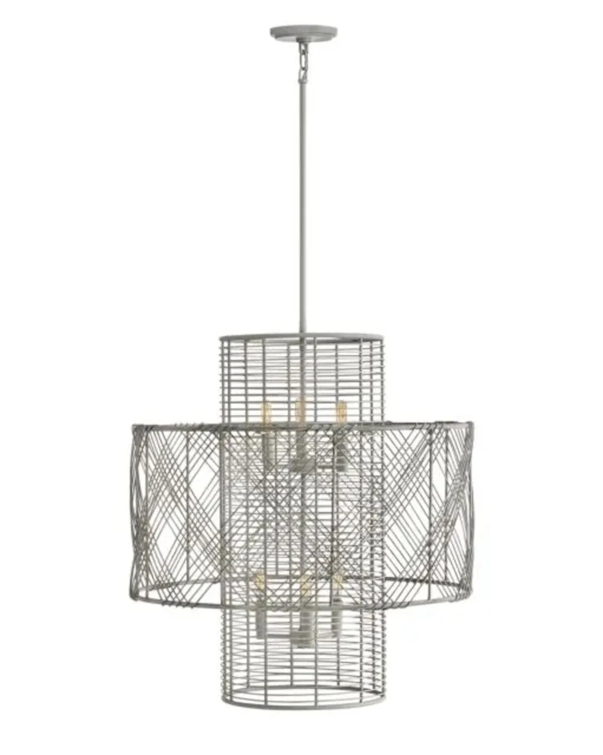 NIKKO 26-INCH MEDIUM MULTI TIER CHANDELIER - Image 2