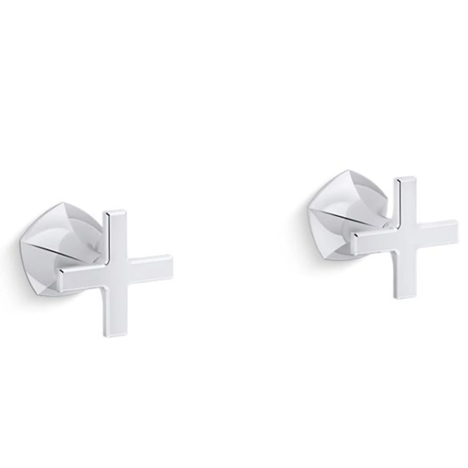 OCCASION® WALL-MOUNT BATHROOM SINK FAUCET CROSS HANDLE TRIM - Image 5