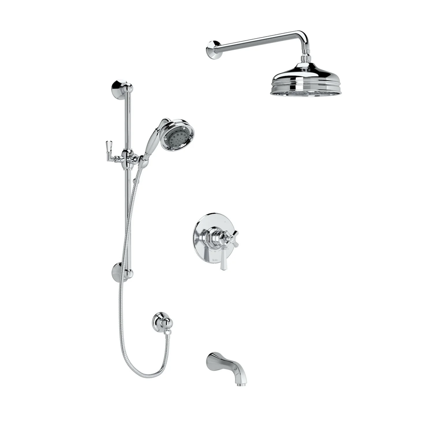 PALLADIAN 1/2" THERMOSTATIC & PRESSURE BALANCE 3 FUNCTION SYSTEM WITH INTEGRATED VOLUME CONTROL - Image 2