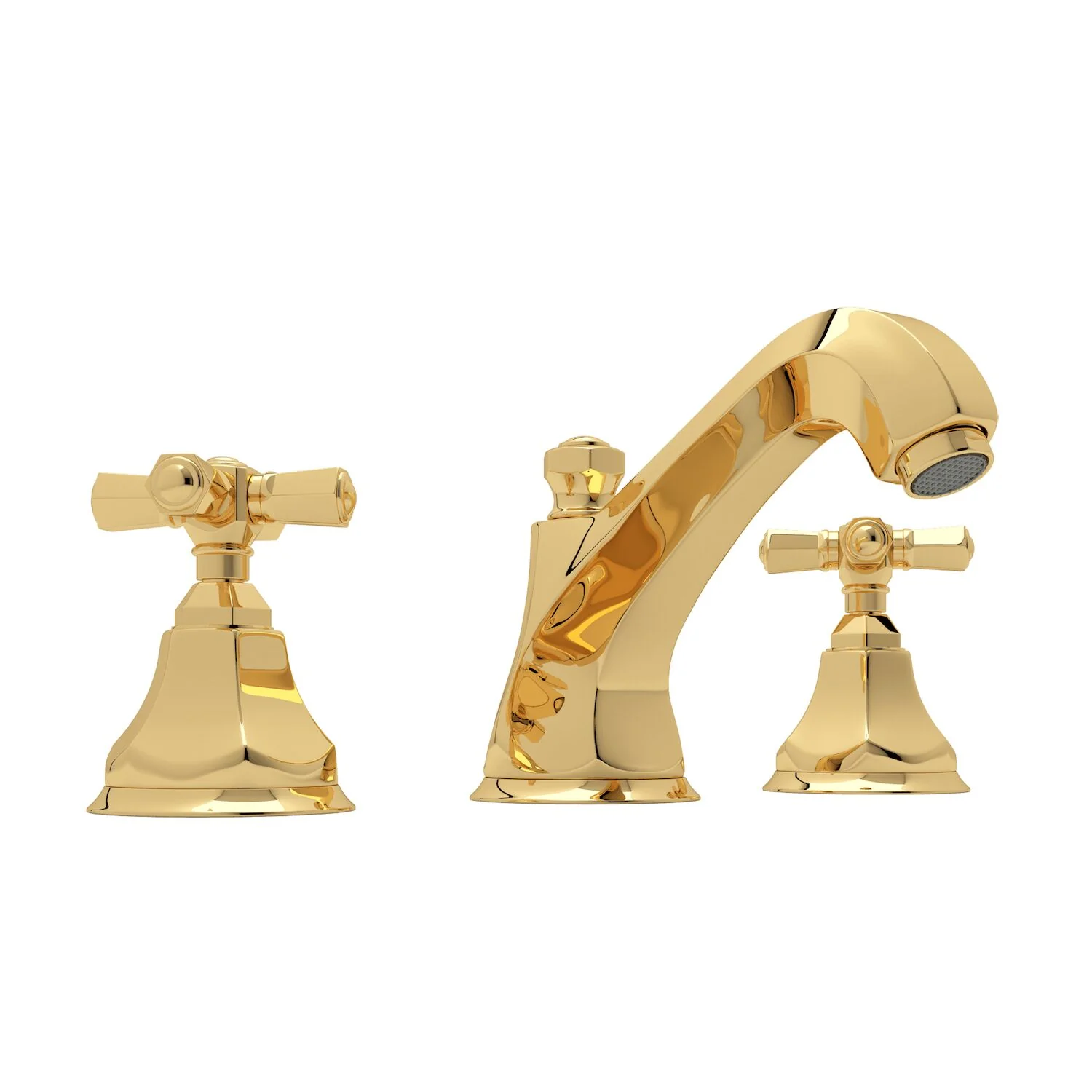 PALLADIAN® WIDESPREAD LAVATORY FAUCET WITH LOW SPOUT (CROSS HANDLE) - Image 2
