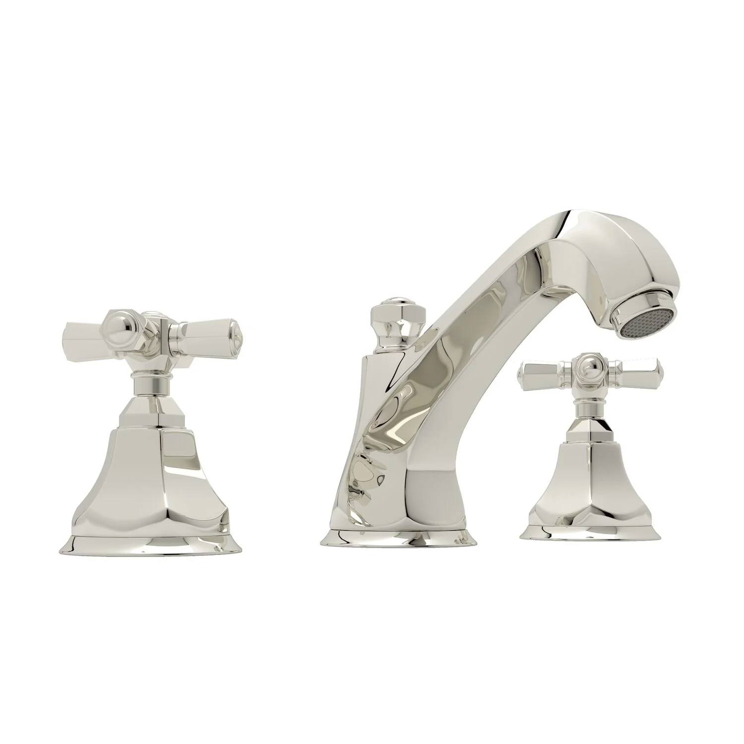 PALLADIAN® WIDESPREAD LAVATORY FAUCET WITH LOW SPOUT (CROSS HANDLE) - Image 3