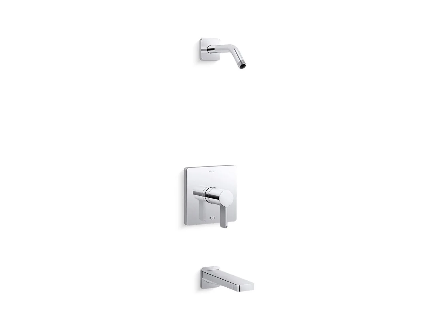 PARALLEL RITE-TEMP BATH AND SHOWER TRIM SET