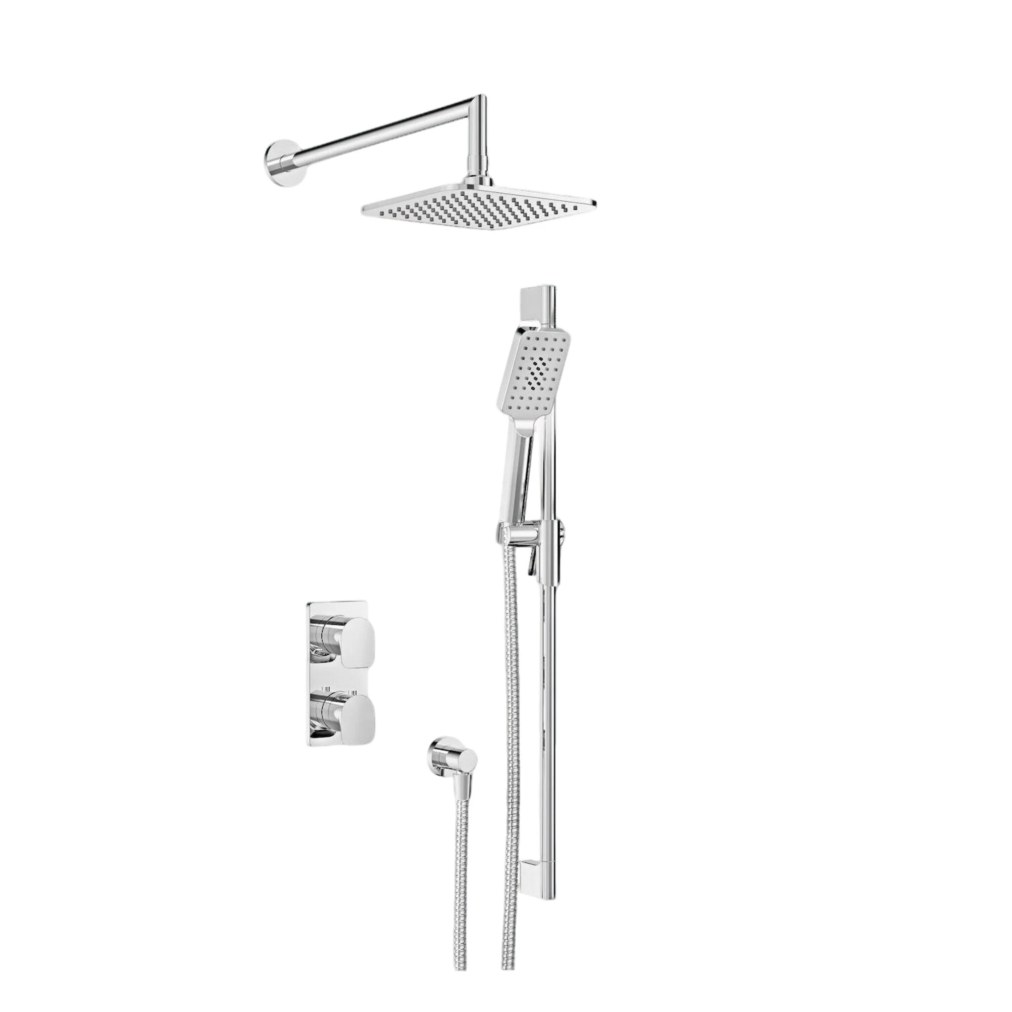 PETITE B04 COMPLETE 2-FUNCTION THERMOSTATIC PRESSURE BALANCED SHOWER TIRM KIT ONLY - Image 2