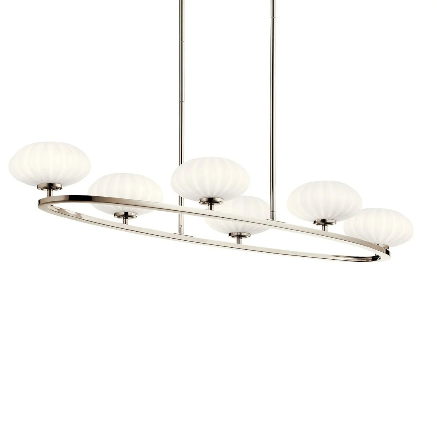 PIM 39" 6 LIGHT OVAL CHANDELIER - Image 2