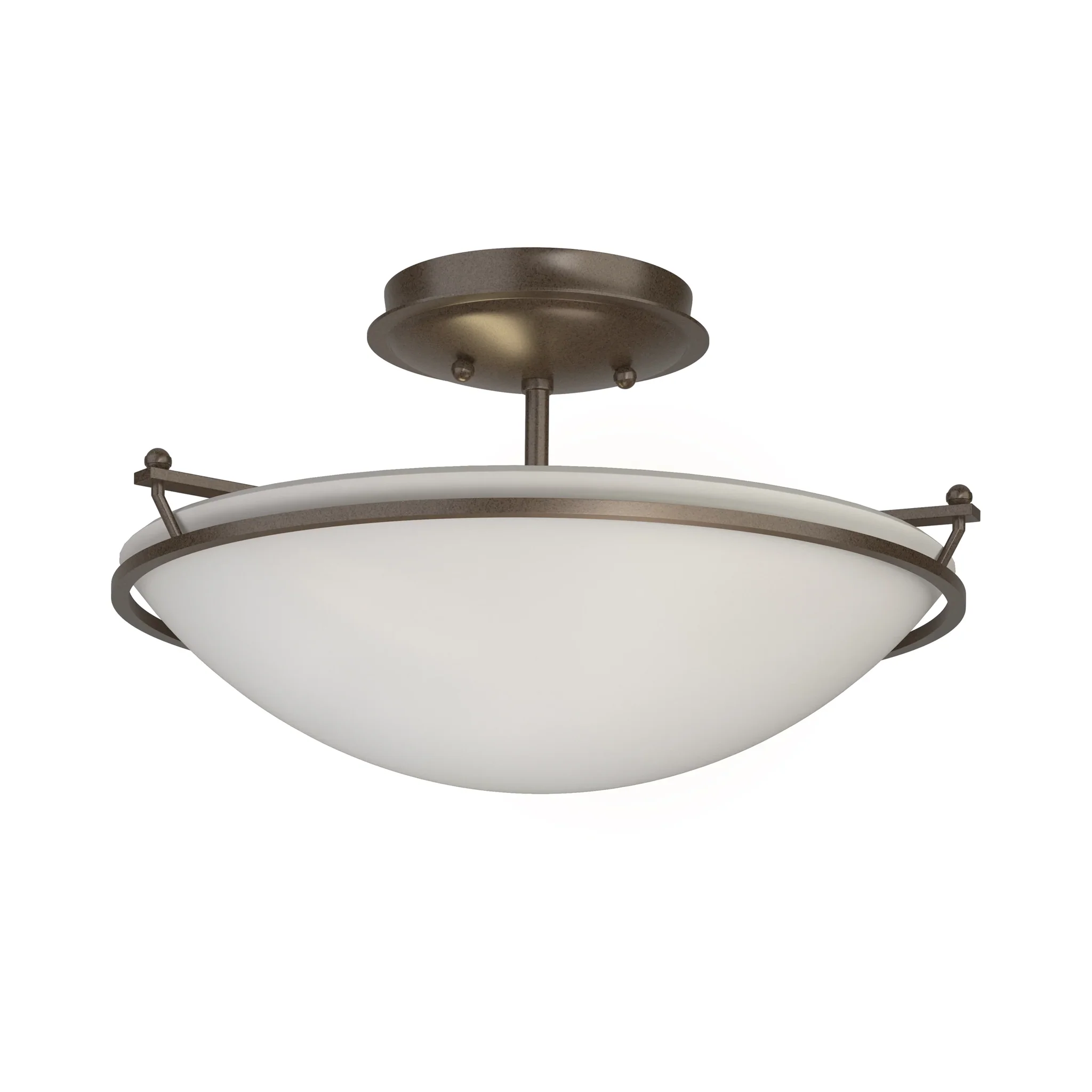 PLAIN SMALL SEMI-FLUSH LIGHT