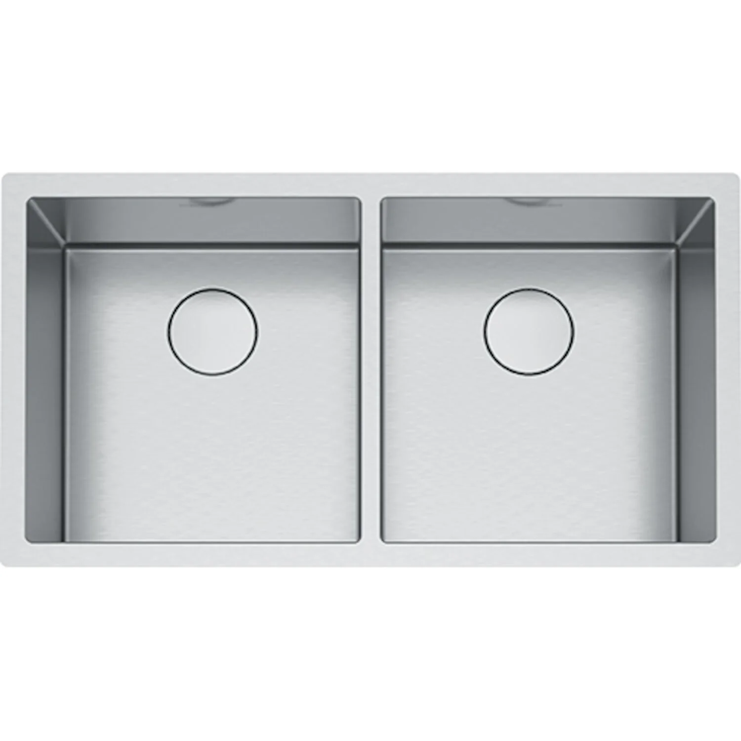 PROFESSIONAL STAINLESS STEEL UNDERMOUNT DOUBLE BOWL KITCHEN SINK