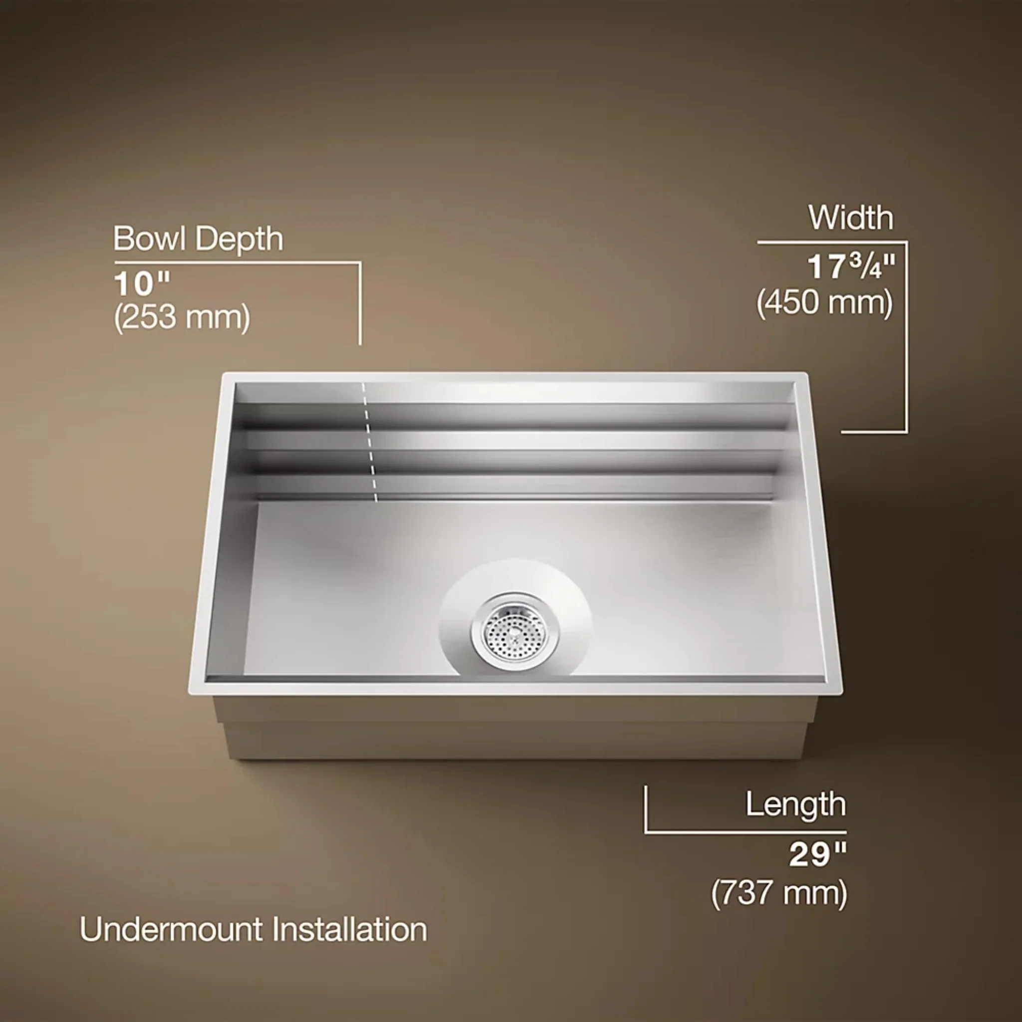 PROLIFIC® 29-INCH UNDERMOUNT SINGLE-BOWL WORKSTATION KITCHEN SINK - Image 10