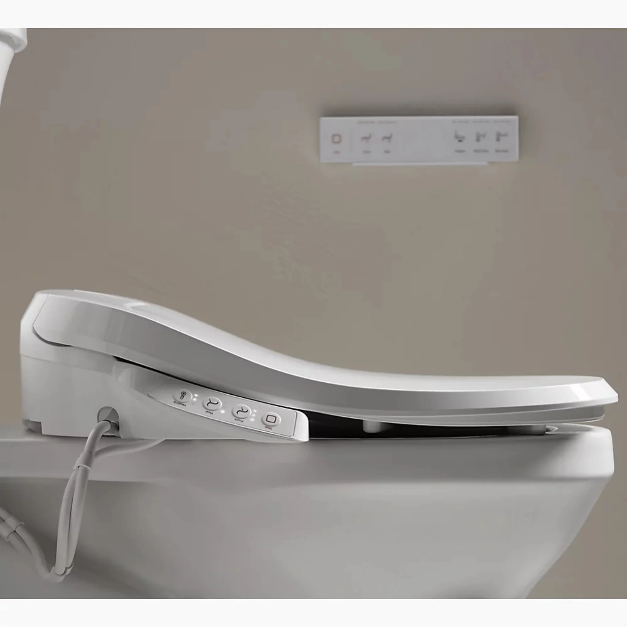 PUREWASH® E700 ELONGATED BIDET TOILET SEAT WITH REMOTE CONTROL - Image 4