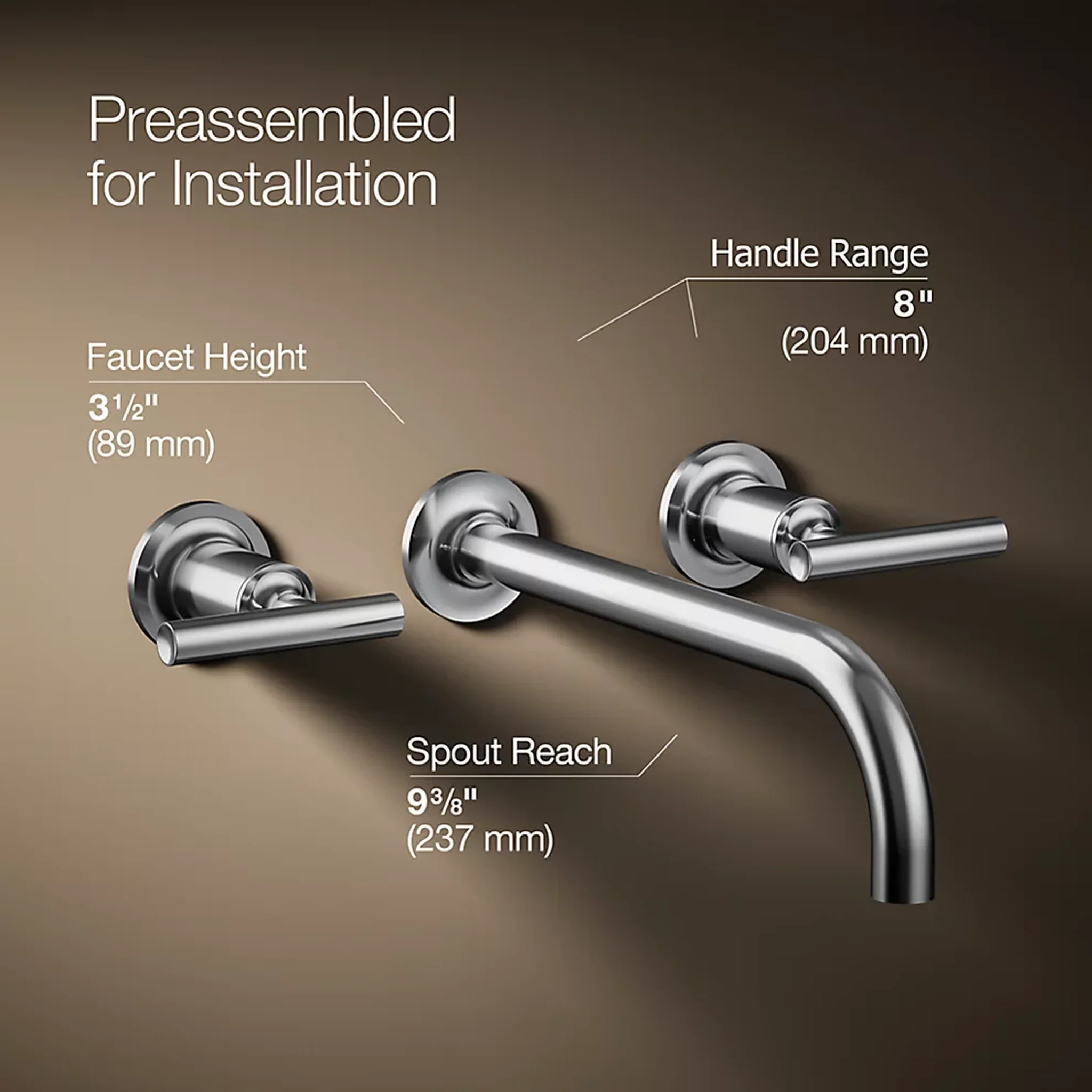 PURIST® WALL-MOUNT BATHROOM SINK FAUCET TRIM - Image 9