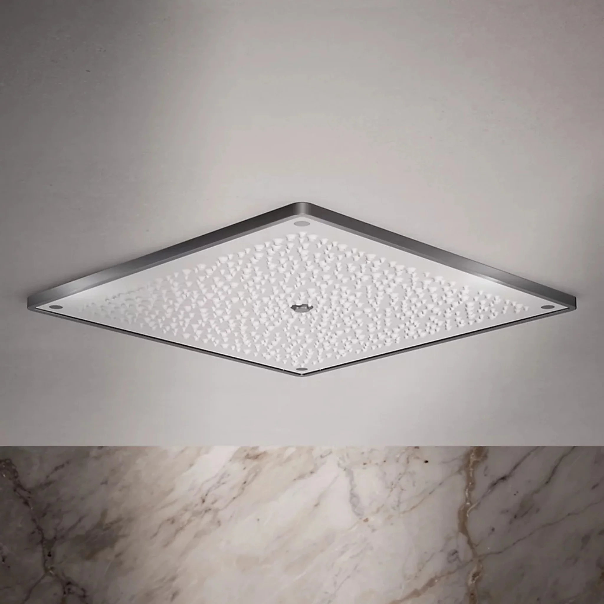 REAL RAIN 19-INCH SQUARE TWO-FUNCTION OVERHEAD SHOWER PANEL - Image 2