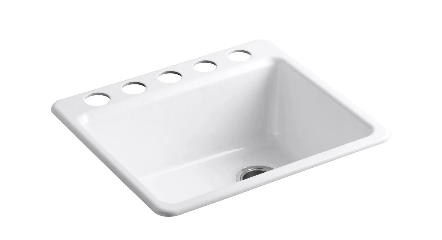 RIVERBY® 25 X 22 X 9-5/8 INCHES UNDER-MOUNT SINGLE-BOWL KITCHEN SINK WITH SINK RACK