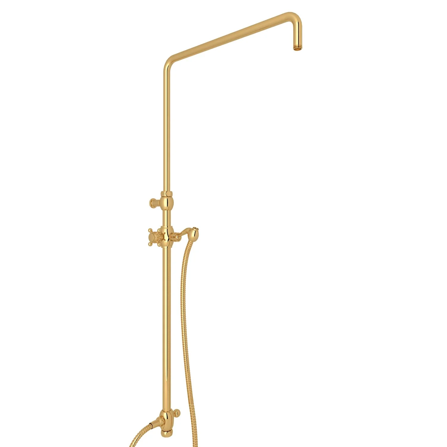 ROHL® RISER WITH DIVERTER, HOSE AND SLIDING HANDSHOWER HOLDER - Image 2